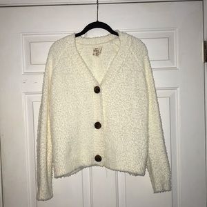 Fuzzy Cardigan